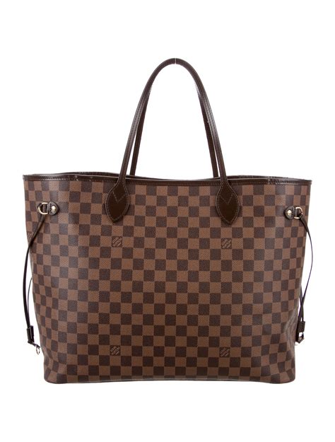 louis vuitton damier ebene neverfull mm gm pochette|Louis Vuitton Neverfull gm sale.